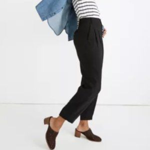 Madewell Drapey Pleated Taper Pants NWT